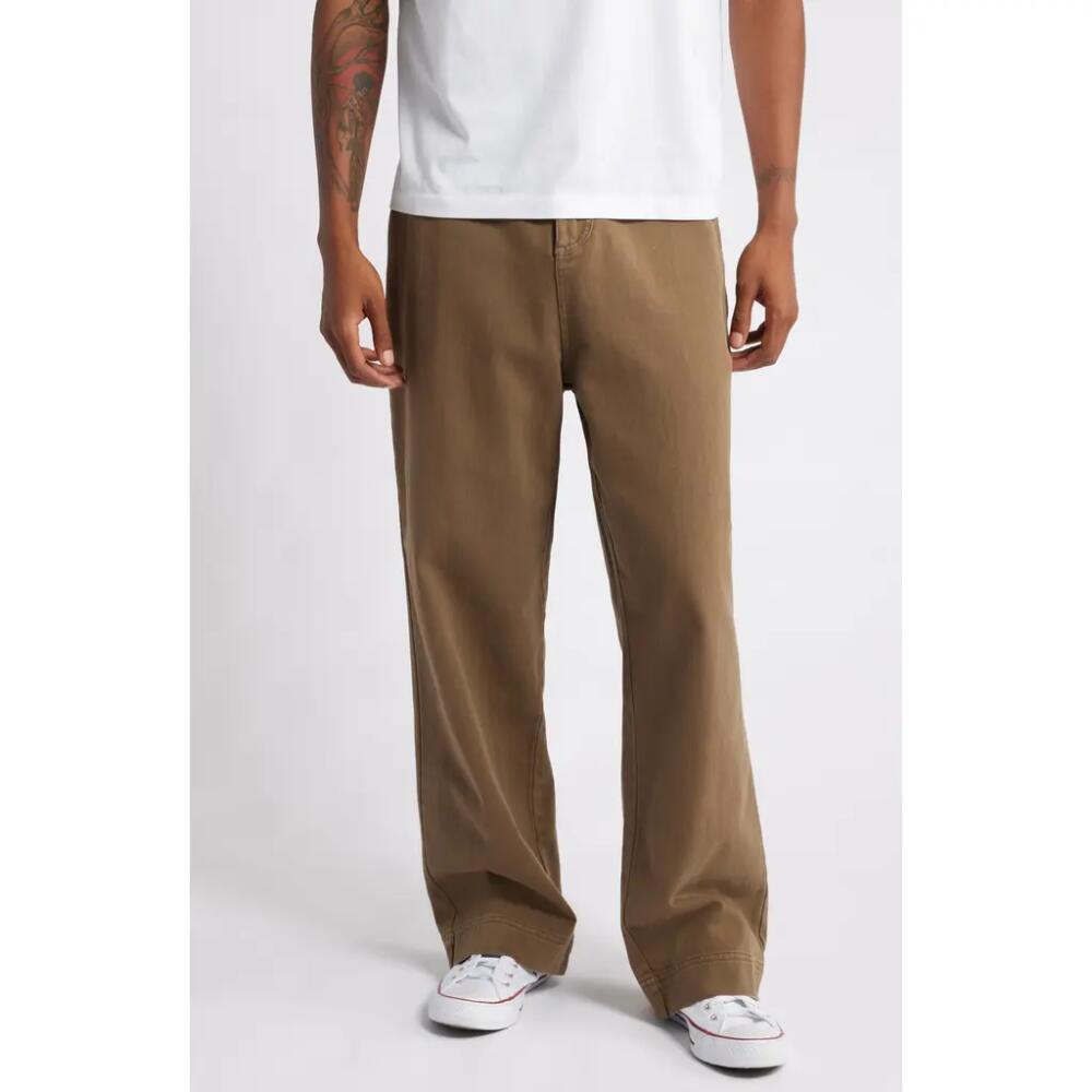 Elwood Everyday Straight Leg Pants in Dull Brown Cover