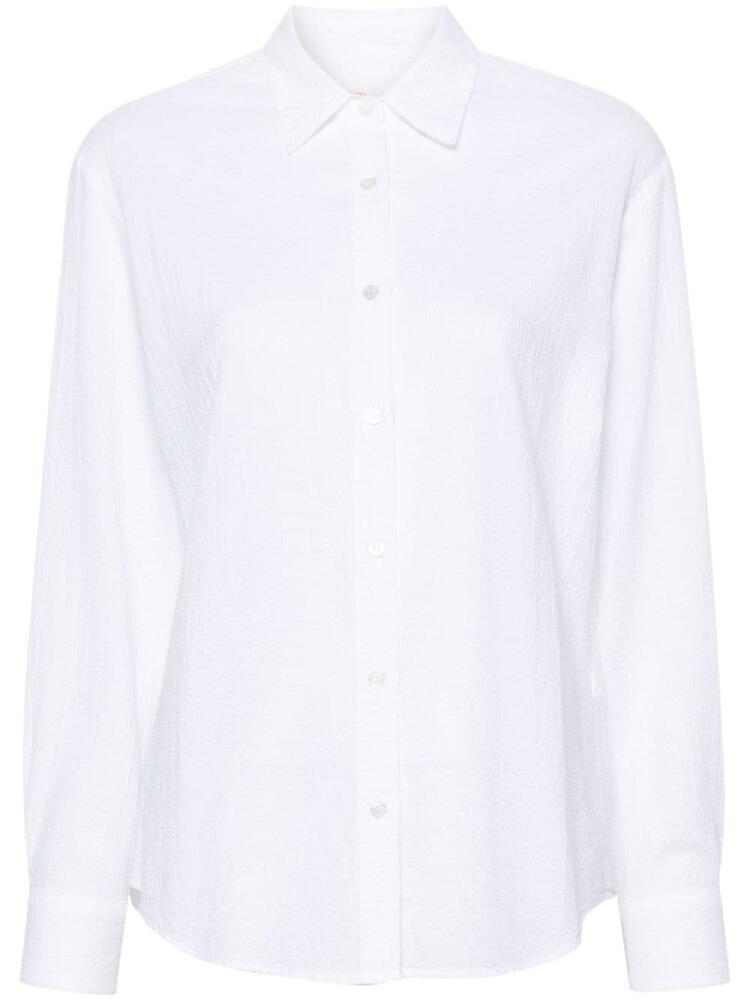 MC2 Saint Barth seersucker cotton shirt - White Cover