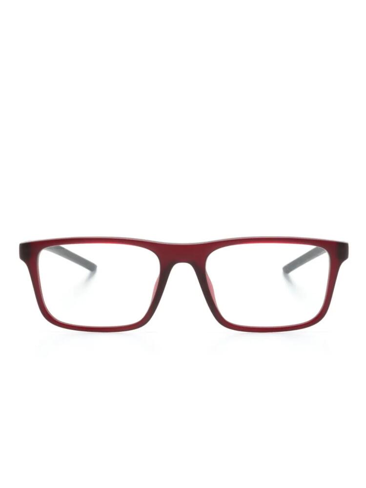 Ferrari Scuderia Ferrari square-frame glasses - Red Cover