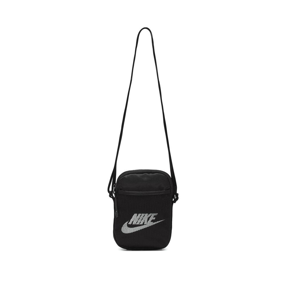 Nike Unisex Heritage Crossbody Bag (Small, 1L) in Black Cover