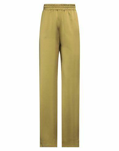 Soallure Woman Pants Sage green Polyester Cover