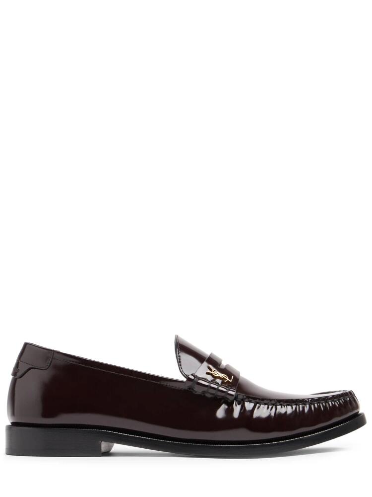 SAINT LAURENT 15mm Le Loafer Leather Mocassins Cover