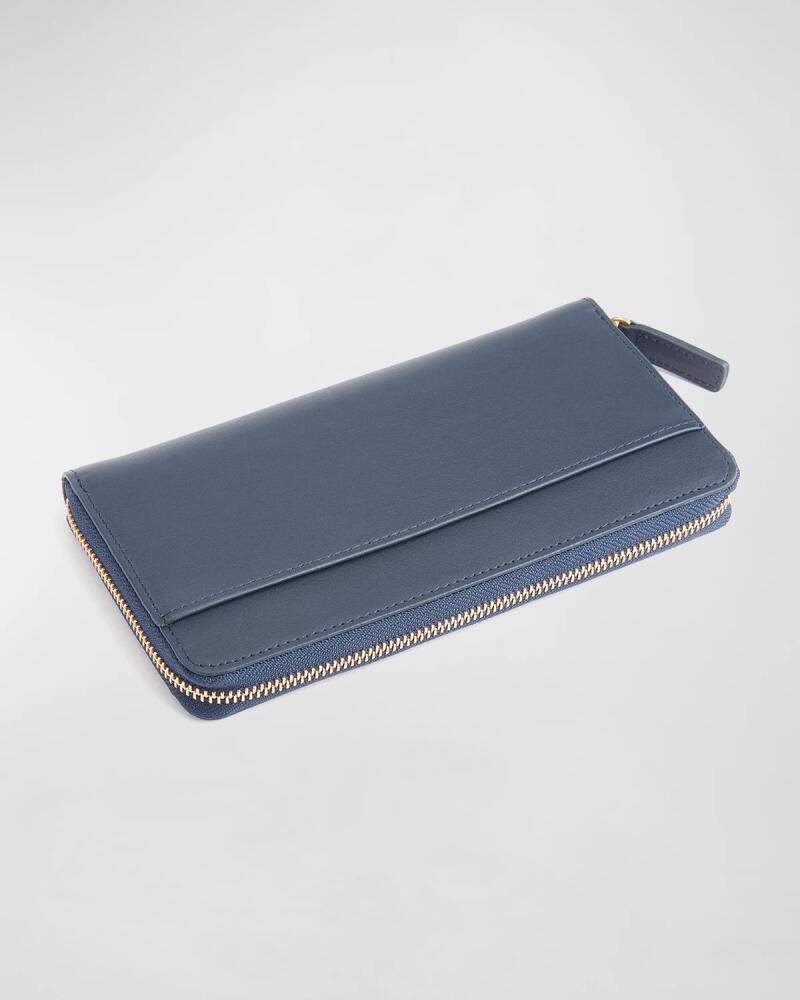 ROYCE New York RFID Blocking Continental Wallet, Personalized Cover