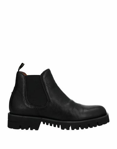 Brimarts Man Ankle boots Black Soft Leather Cover