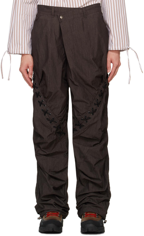 Andersson Bell Gray Dua Lace-Up Trousers Cover