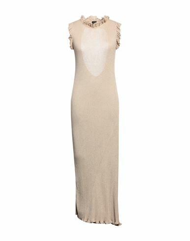 Pinko Woman Maxi dress Sand Viscose, Polyamide, Polyester Cover