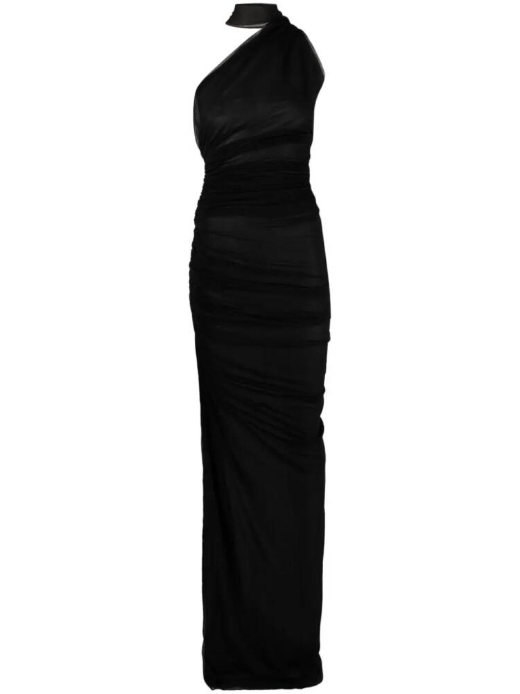 Ludovic de Saint Sernin ruched maxi dress - Black Cover