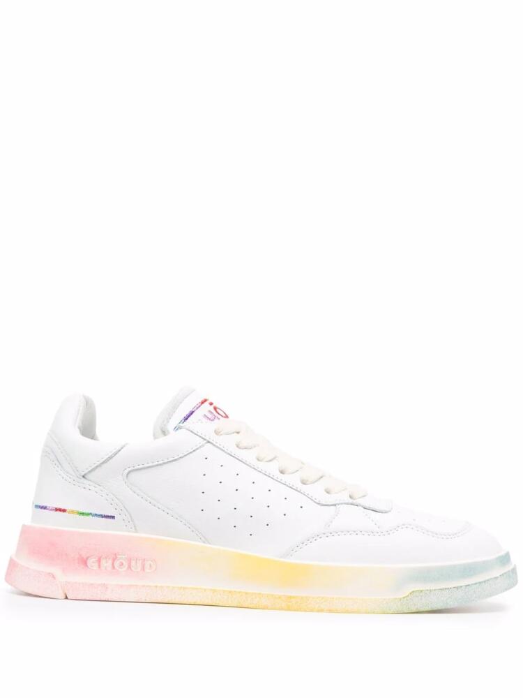 GHŌUD Tweener rainbow low-top sneakers - White Cover