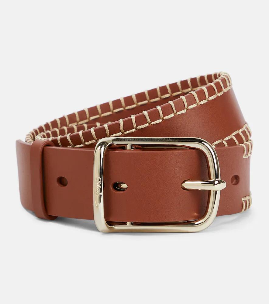 Chloé Louela reversible leather waist belt Cover