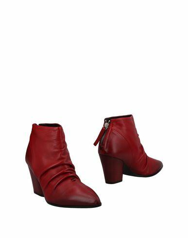 Halmanera Woman Ankle boots Red Soft Leather Cover