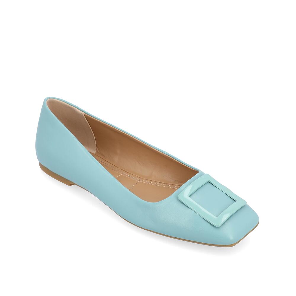 Journee Collection Zimia Ballet Flat | Women's | Aqua Cover