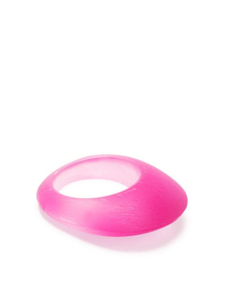 Saint Laurent gradient-effect finger ring - Pink Cover