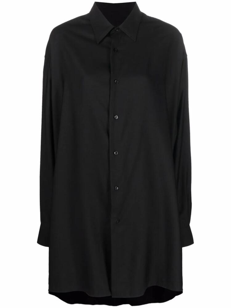 AMI Paris drop-shoulder shirtdress - Black Cover