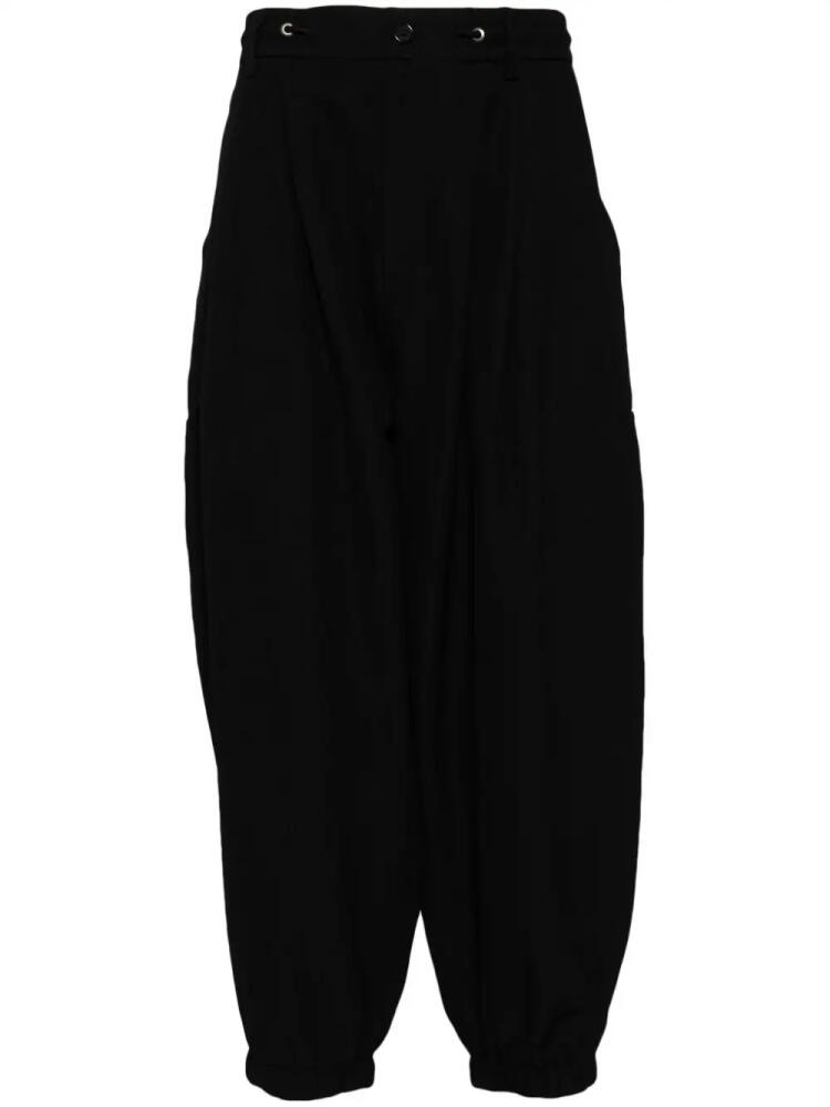 SONGZIO balloon cropped-leg trousers - Black Cover