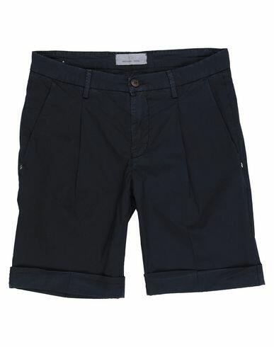 Michael Coal Man Shorts & Bermuda Shorts Midnight blue Cotton, Elastane Cover