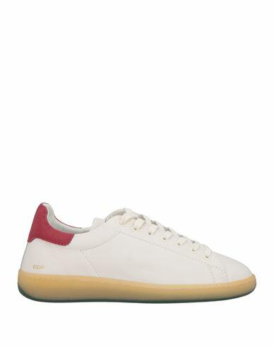 Ed Parrish Man Sneakers White Leather Cover