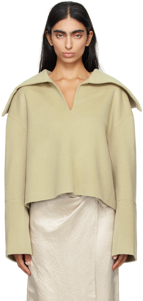 Nanushka Khaki Maxe Sweater Cover