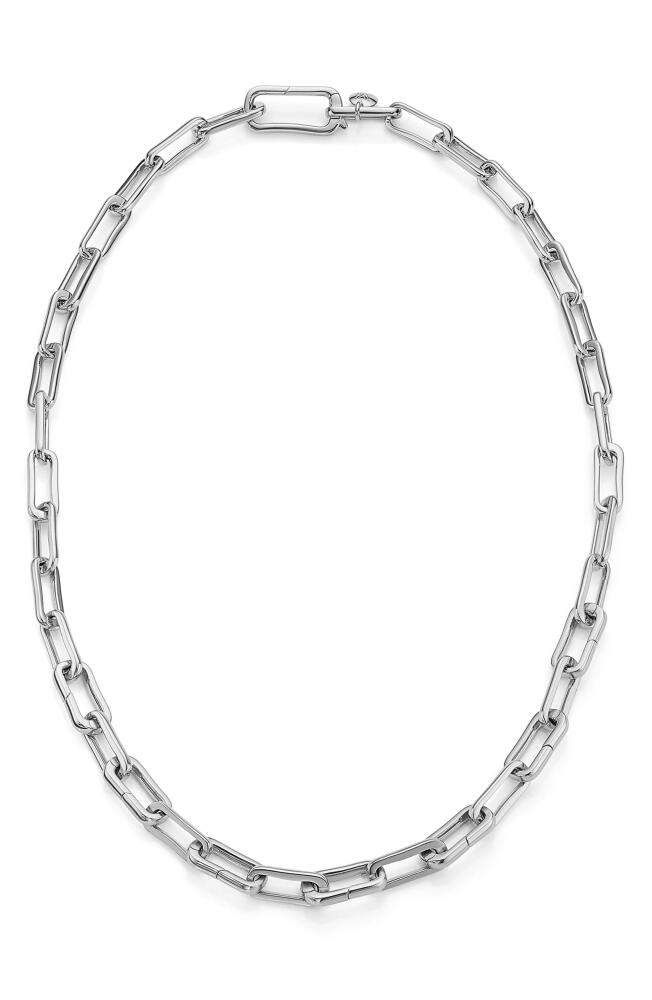 Monica Vinader Alta Capture Necklace in Silver Cover