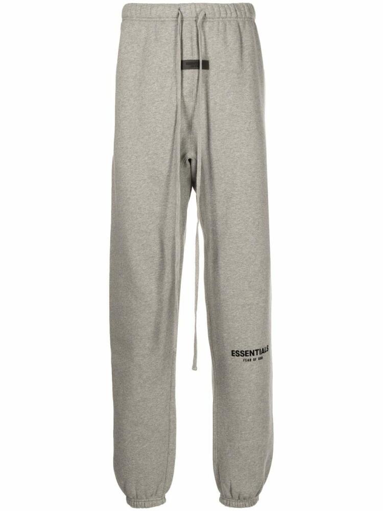 FEAR OF GOD ESSENTIALS logo-patch track pants - Grey Cover