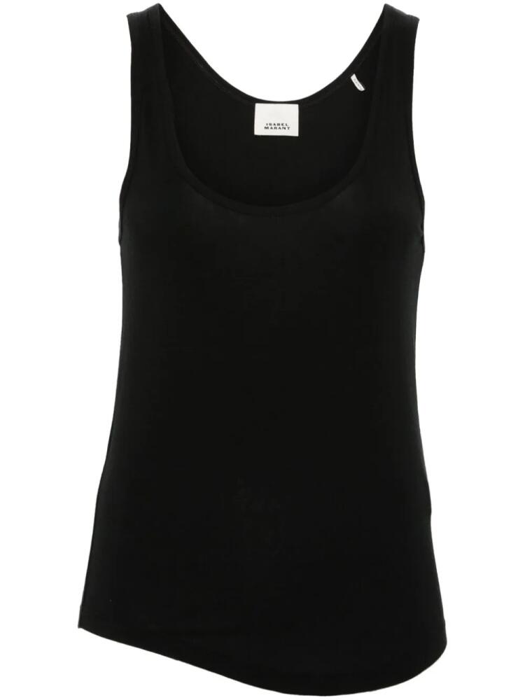 ISABEL MARANT Malia jersey tank top - Black Cover