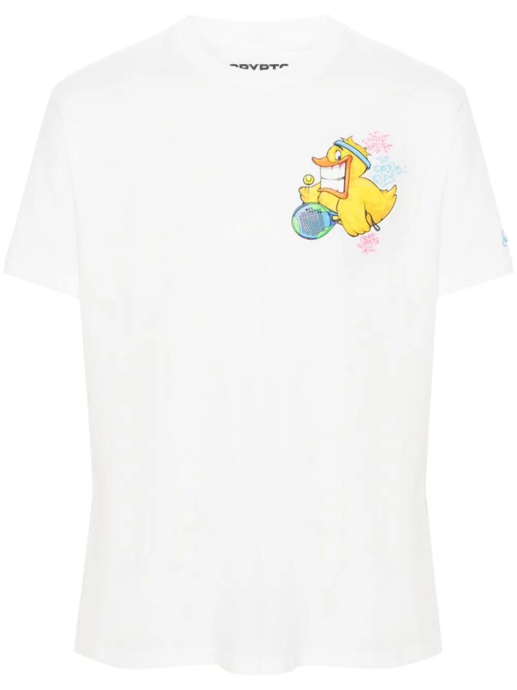 MC2 Saint Barth Ducky Padel cotton T-shirt - White Cover