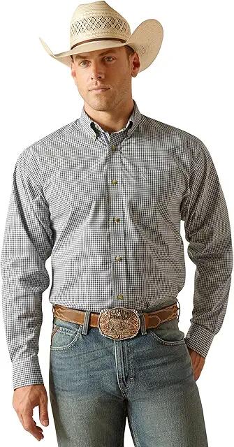 Ariat Pro Series Ewan Classic Fit Shirt (Aqua) Men's Clothing Cover