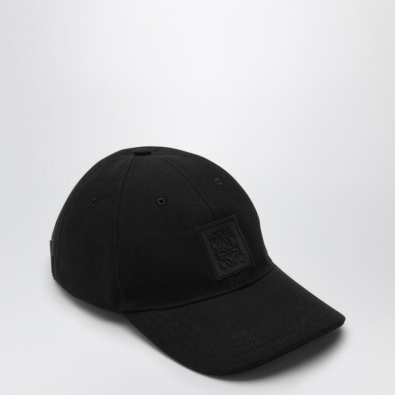 Loewe Black baseball cap with logo patch Cover