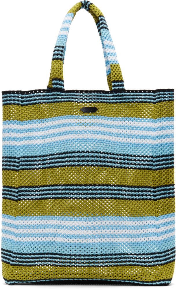 Lanvin Multicolor Borsa Shopping Crochet Tote Cover