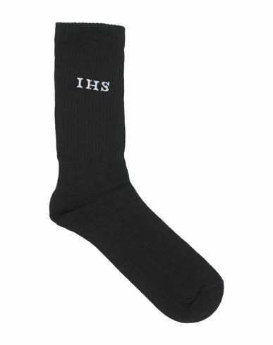 Ihs Man Socks & Hosiery Black Cotton, Lycra, Elastane Cover