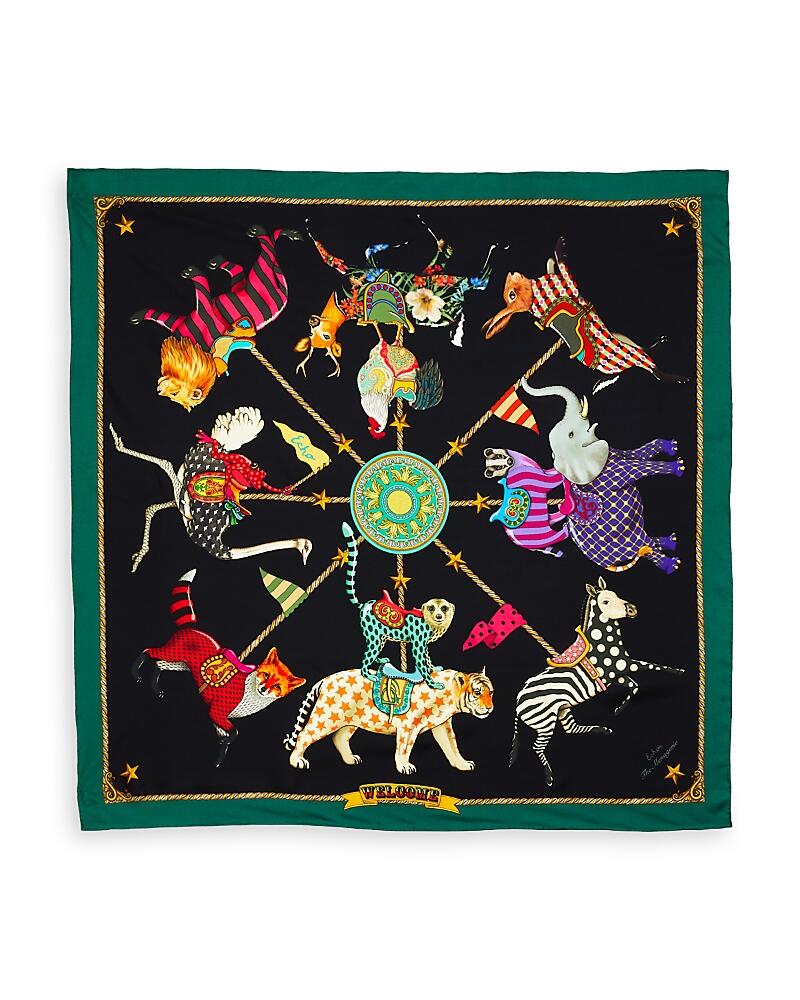 Echo Animal Menagerie Silk Square Scarf Cover