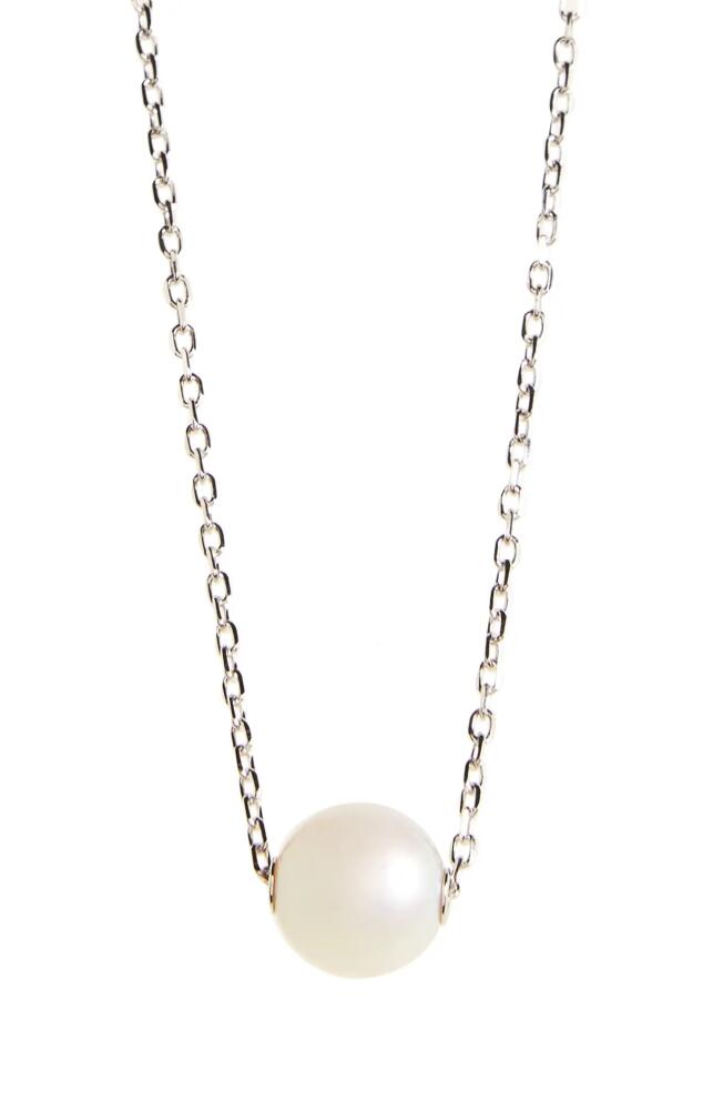 Mikimoto Single Pearl Pendant Necklace in White Gold Cover