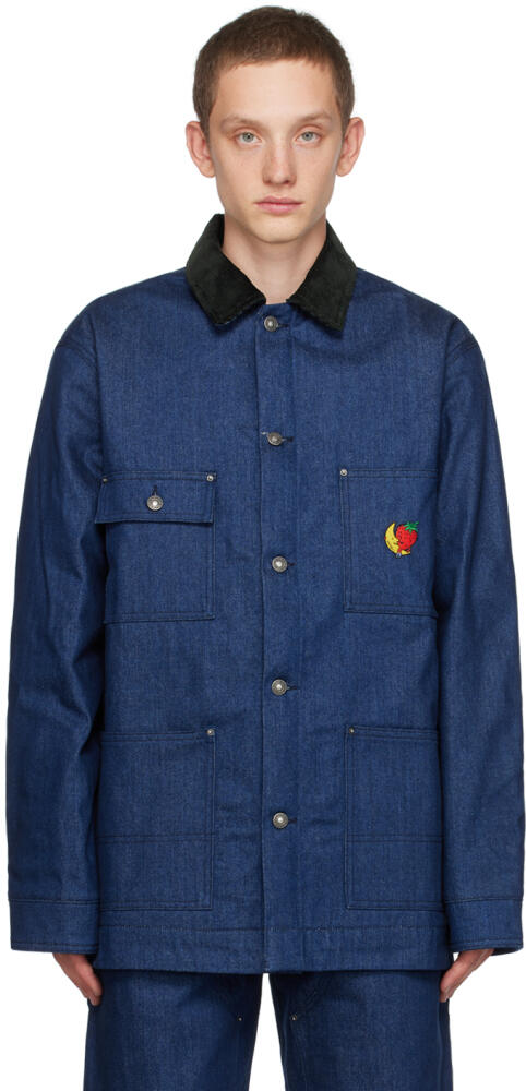 Sky High Farm Workwear Indigo Chore Denim Jacket Cover