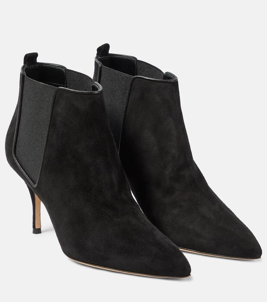 Manolo Blahnik Dildi Otto suede ankle boots Cover