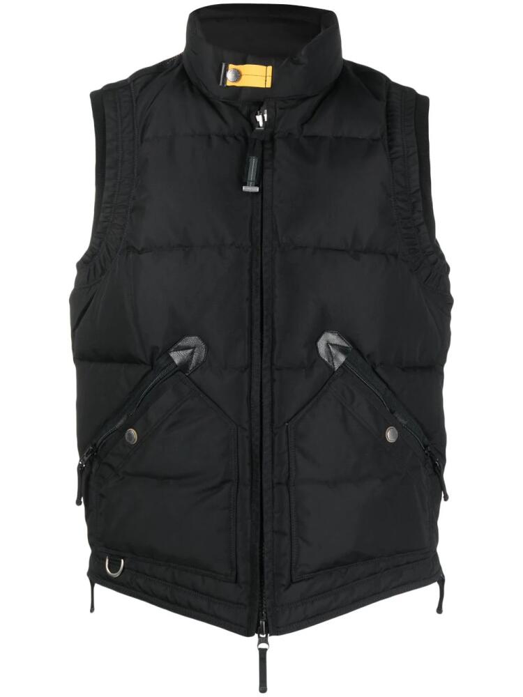 Parajumpers logo-patch padded gilet - Black Cover