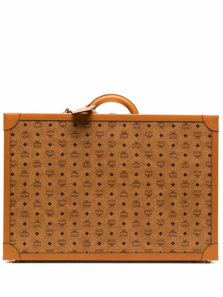 MCM medium Visetos-print suitcase - Brown Cover