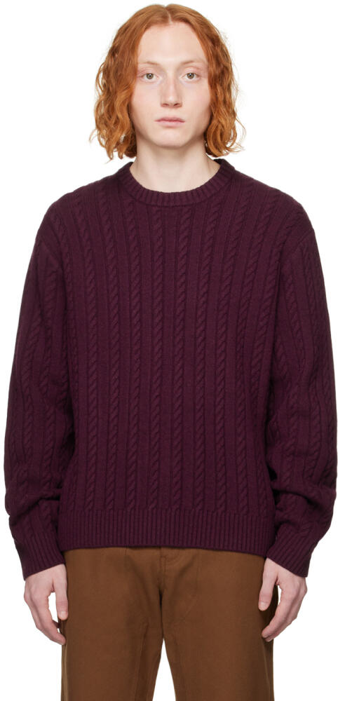 Saturdays NYC Burgundy Nico Sweater Cover