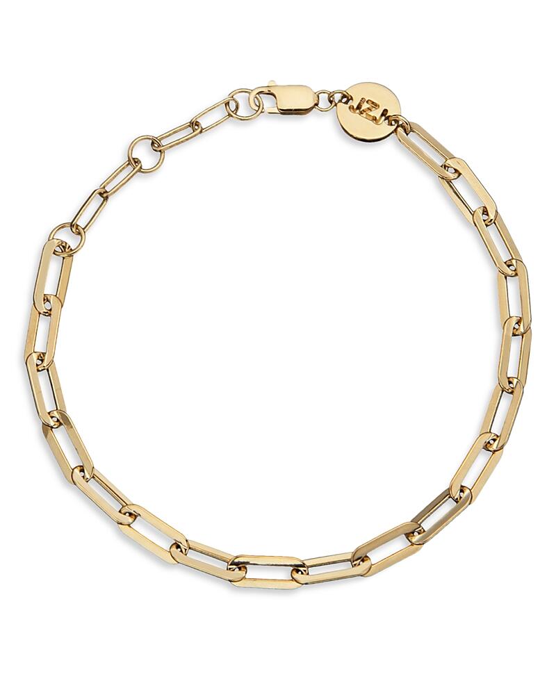 Jennifer Zeuner Maggie Chain Link Bracelet in 18K Gold Plated Sterling Silver Cover