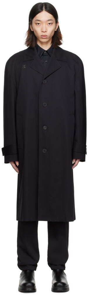 WOOYOUNGMI Black Single Coat Cover