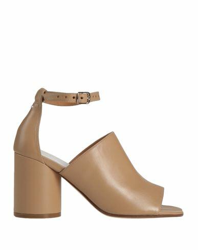 Maison Margiela Woman Sandals Sand Leather Cover