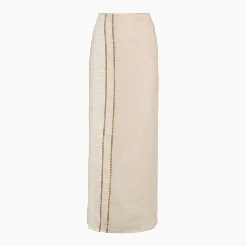 Loewe Light beige cotton pareo Cover