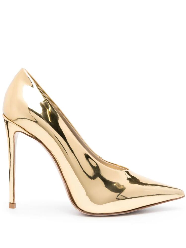 Le Silla Eva 120mm metallic-finish pump - Gold Cover