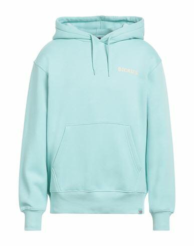 Dickies Man Sweatshirt Turquoise Cotton, Polyester, Elastane Cover