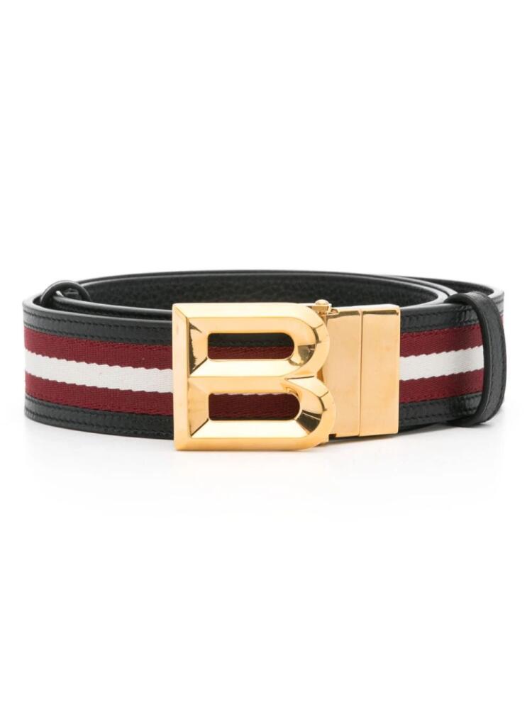 Bally logo-buckle belt - Black Cover