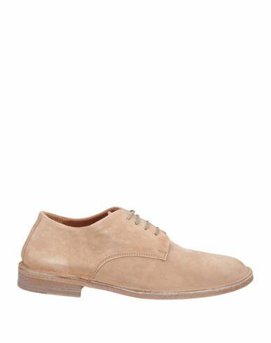 Moma Woman Lace-up shoes Beige Leather Cover