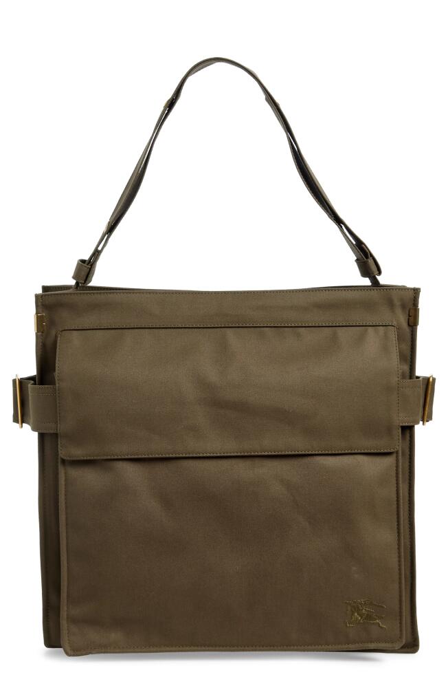 burberry Trench Canvas Tote in Olive Cover