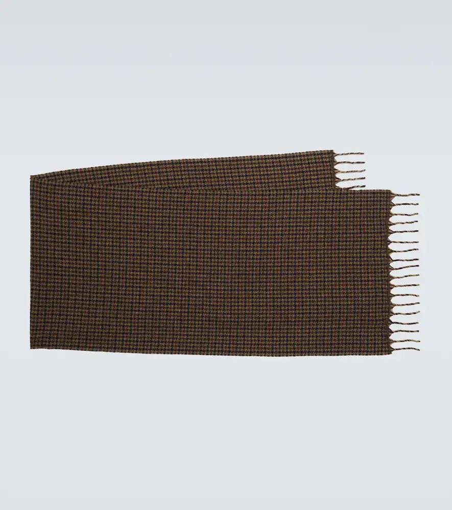 Loro Piana Houndstooth cashmere scarf Cover