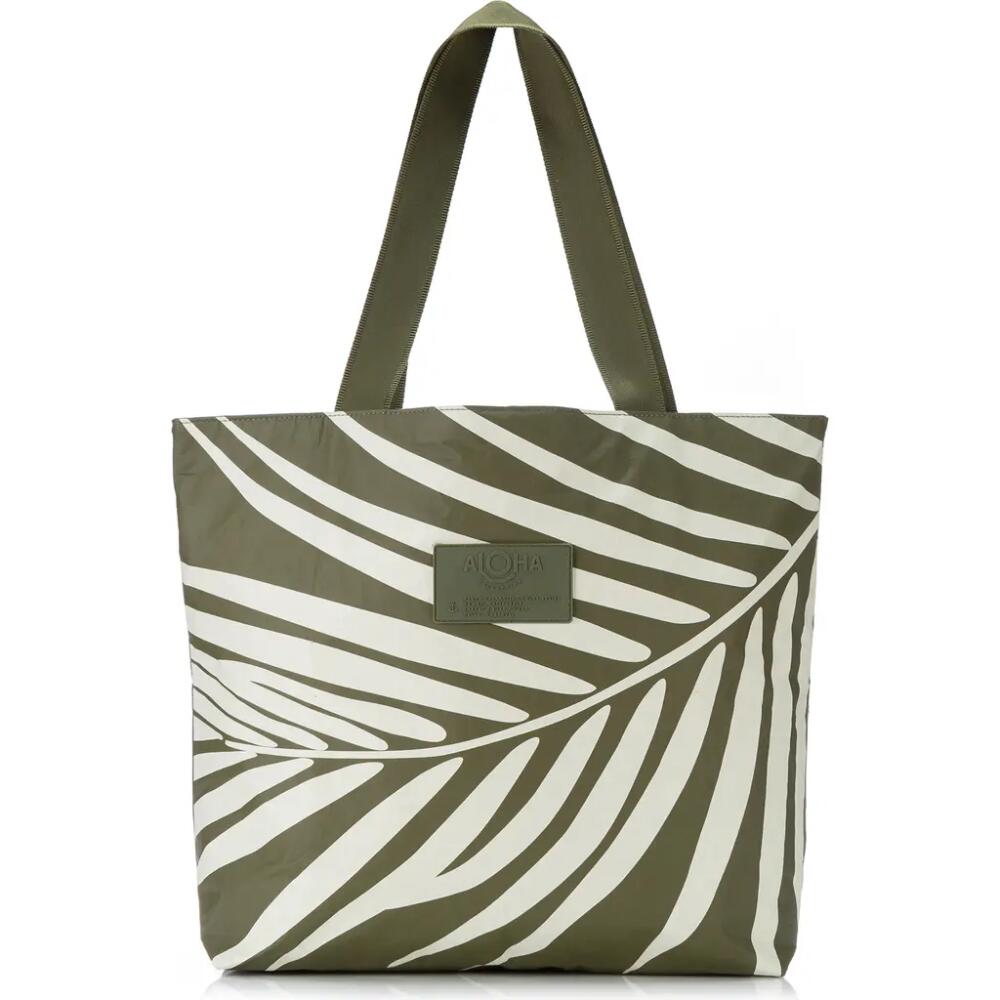 Aloha Collection Shade Day Tripper Water Resistant Tyvek® Tote in Creme/Olive Cover