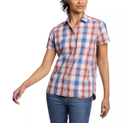 Eddie Bauer Women's Mountain Short-Sleeve Shirt Cover