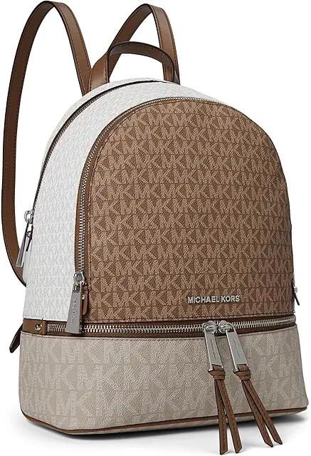 MICHAEL Michael Kors Rhea Zip Medium Backpack (Driftwood Multi) Backpack Bags Cover