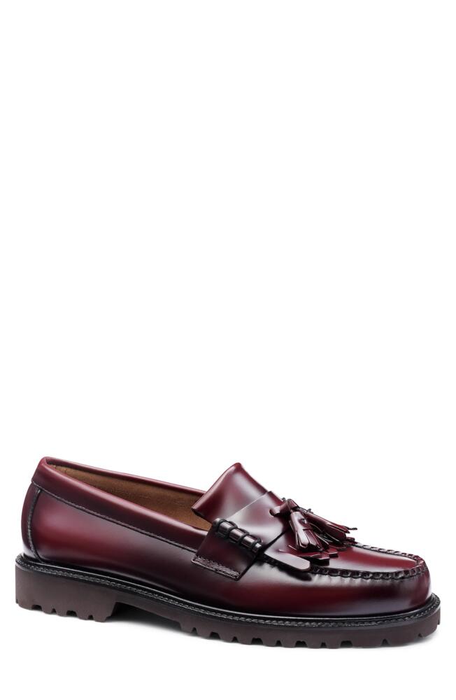 G.H.BASS Layton Lug Sole Loafer in Wine Cover